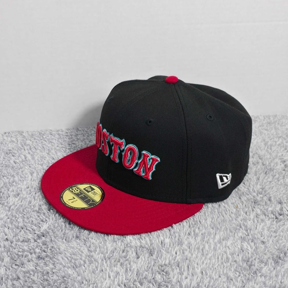 New Era 59FIFTY Boston Red Sox Spring Training Side Patch 7 3/8 Fitted Cap NWT - Picture 5 of 12